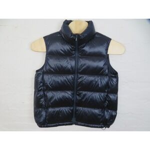 Uniqlo Ultra Light Down Vest Mens XL Blue Puffer Full Zip Lightweight Insulated